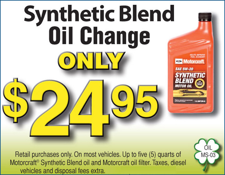 QuickLane Synthetic Oil And Filter Change Service Saving Coupon