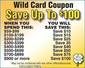 Wild Card Savings