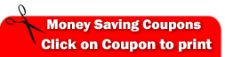 money savings coupons, click to print